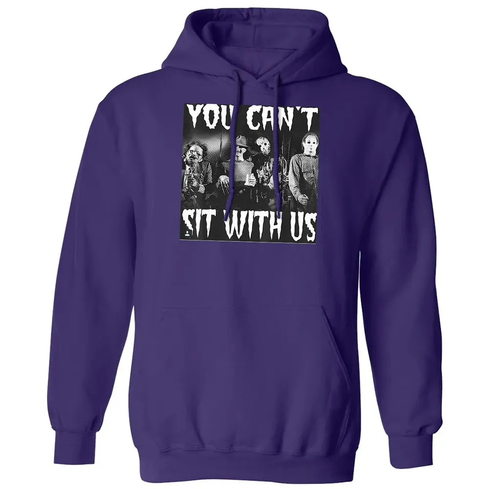 you can't sit with us funny halloween horror Classic Unisex Hoodie - 6