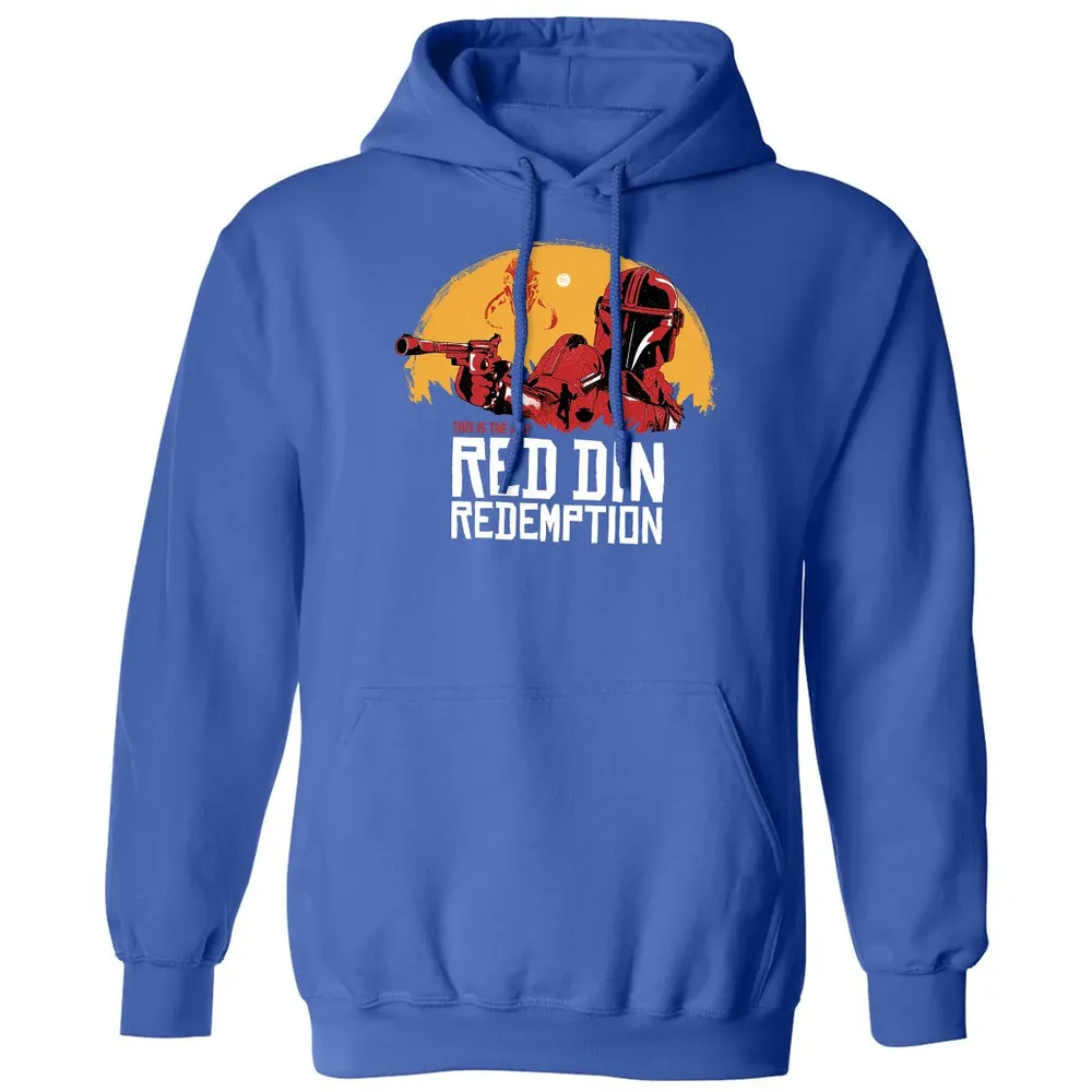 Red Din Redemption Classic Unisex Hoodie - 9