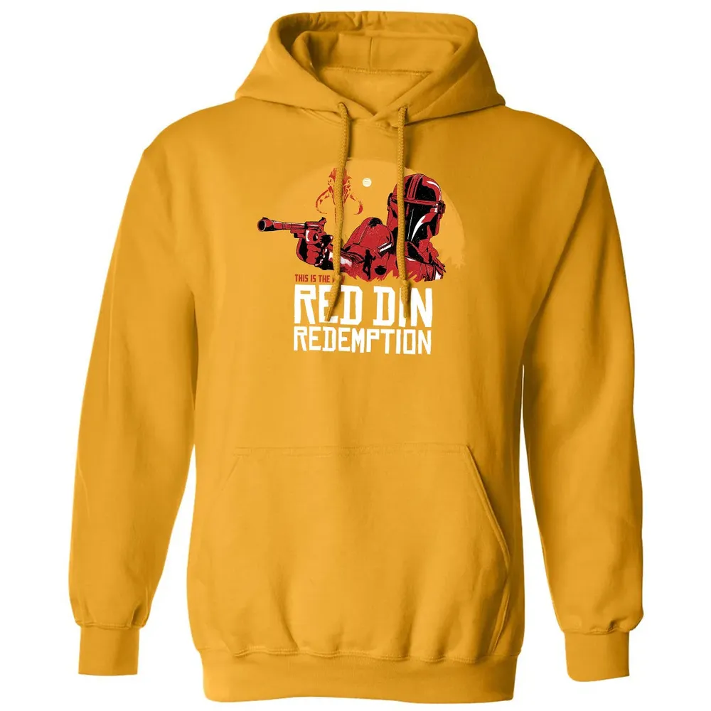 Red Din Redemption Classic Unisex Hoodie - 12