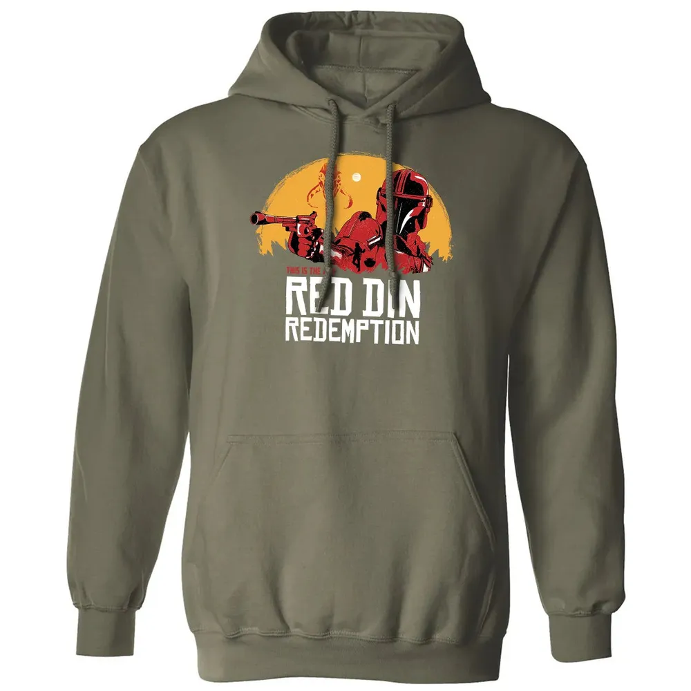 Red Din Redemption Classic Unisex Hoodie - 4