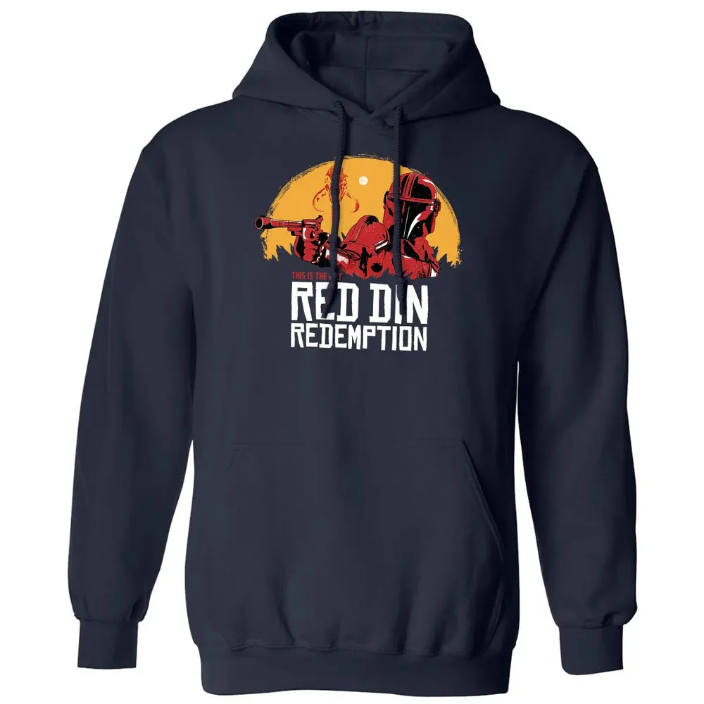 Red Din Redemption Classic Unisex Hoodie - 2