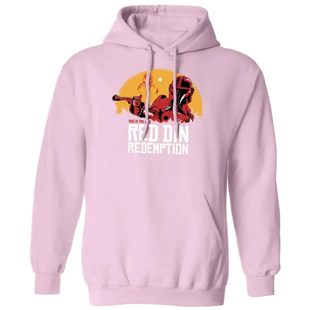 Red Din Redemption Classic Unisex Hoodie - 3