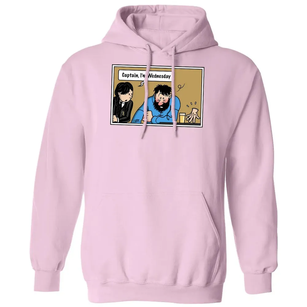 Captain, Iâ€™m Wednesday Classic Unisex Hoodie - 3