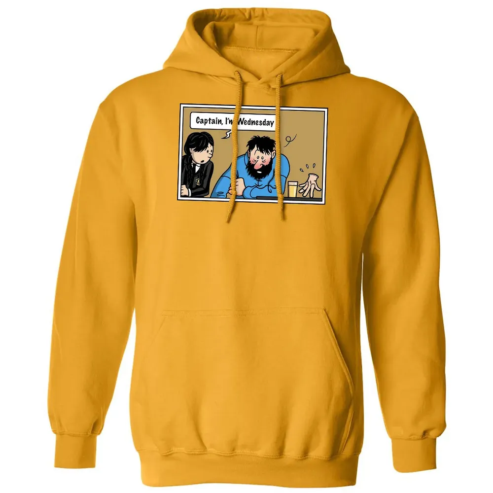 Captain, Iâ€™m Wednesday Classic Unisex Hoodie - 12