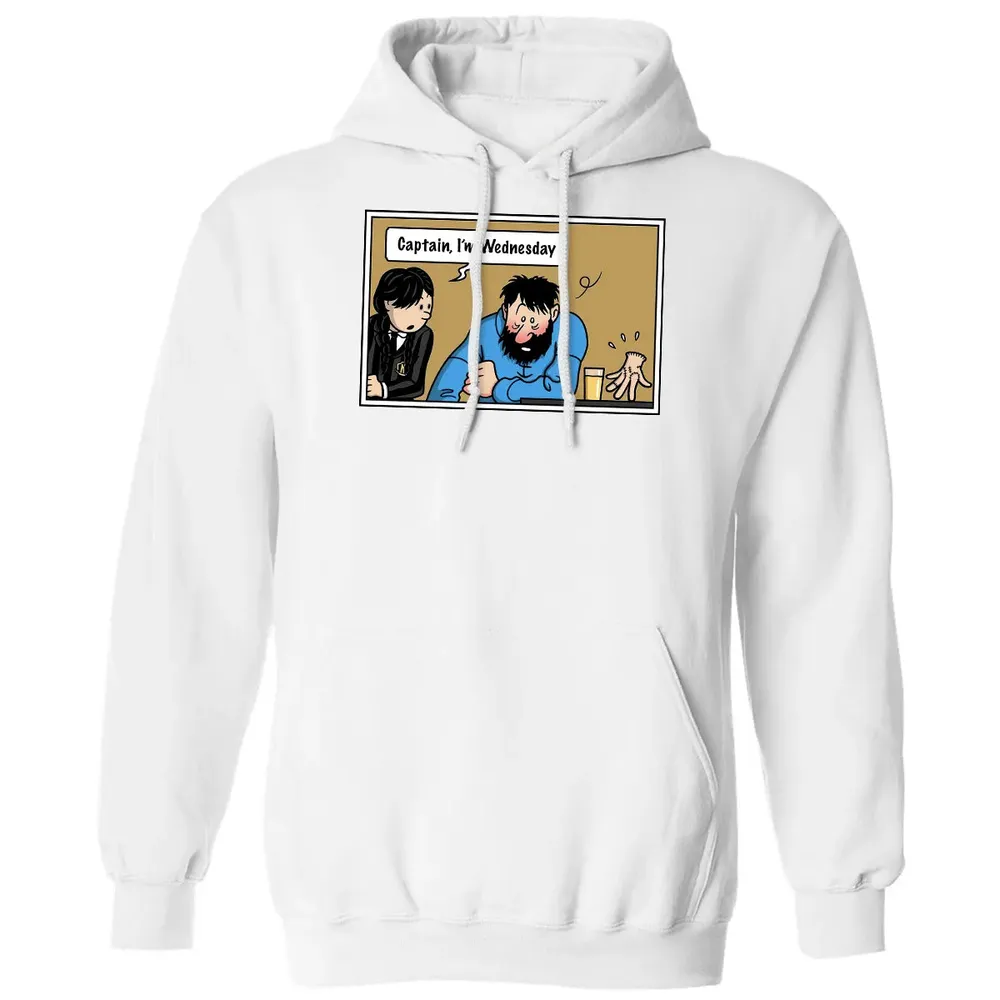 Captain, Iâ€™m Wednesday Classic Unisex Hoodie - 11