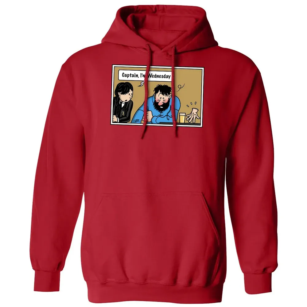 Captain, Iâ€™m Wednesday Classic Unisex Hoodie - 5