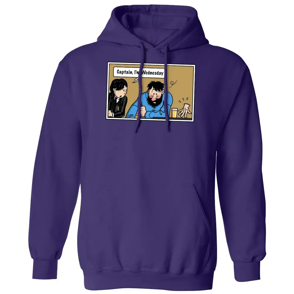 Captain, Iâ€™m Wednesday Classic Unisex Hoodie - 6