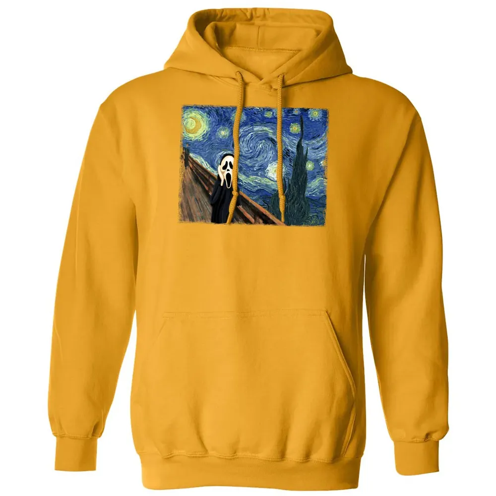 Starry Night Scream Classic Unisex Hoodie - 12