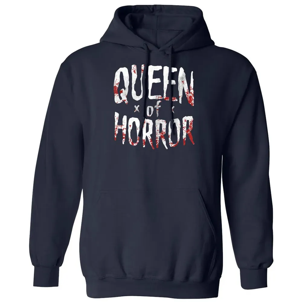 Funny Horror Movie Fan    Halloween Horror Queen Gift Classic Unisex Hoodie - 2
