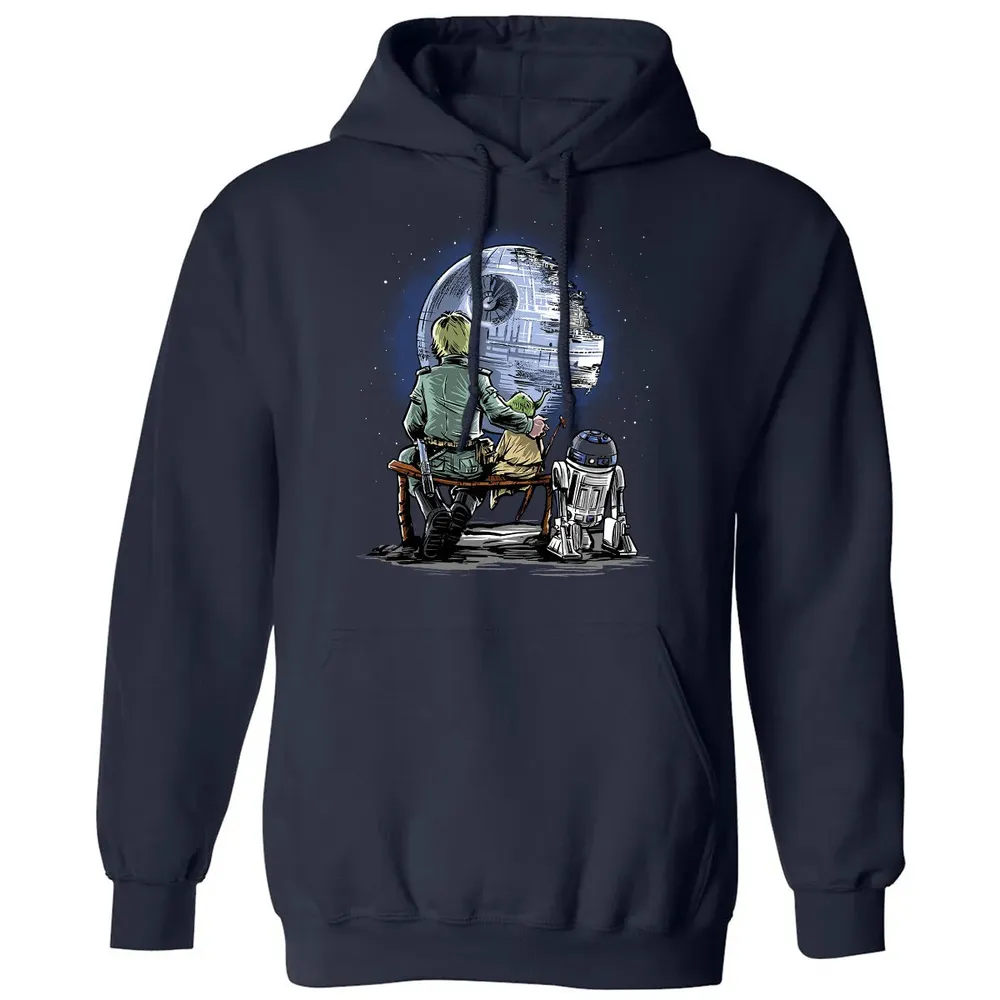 Master and Apprentice Gazing at the â€œMoonâ€ Classic Unisex Hoodie - 2