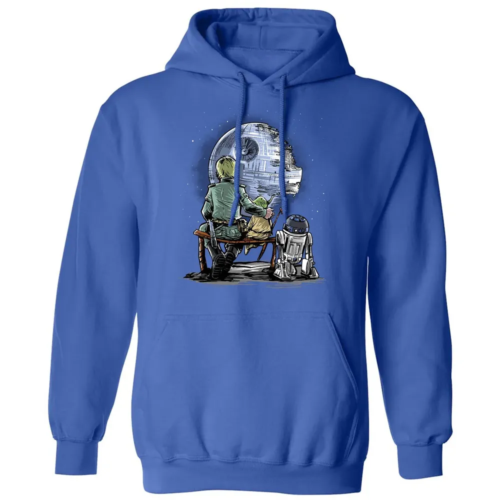 Master and Apprentice Gazing at the â€œMoonâ€ Classic Unisex Hoodie - 9