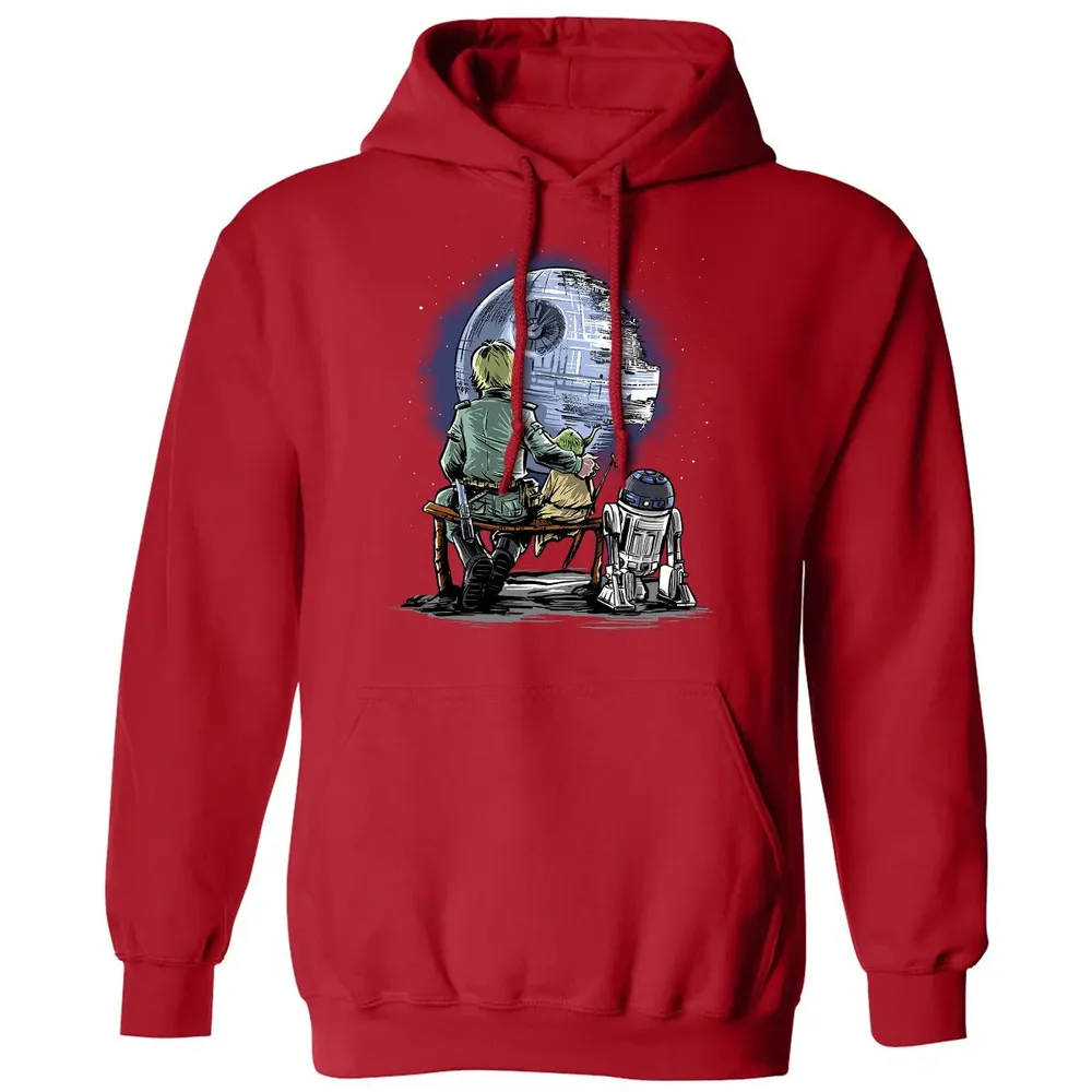Master and Apprentice Gazing at the â€œMoonâ€ Classic Unisex Hoodie - 5