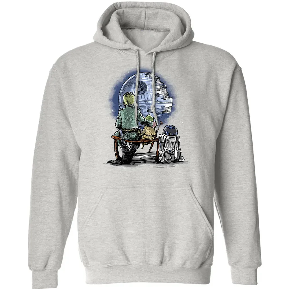 Master and Apprentice Gazing at the â€œMoonâ€ Classic Unisex Hoodie - 8