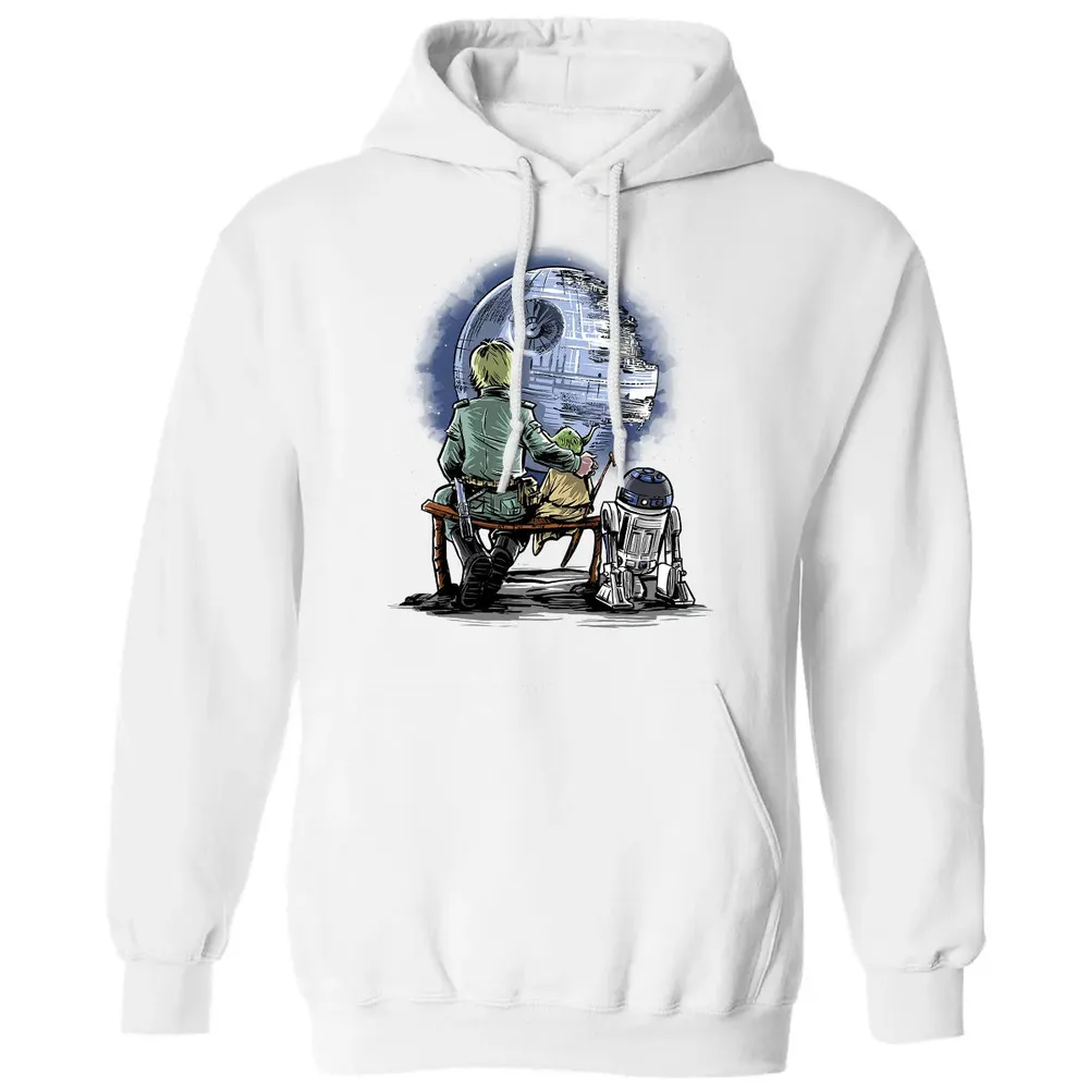 Master and Apprentice Gazing at the â€œMoonâ€ Classic Unisex Hoodie - 11