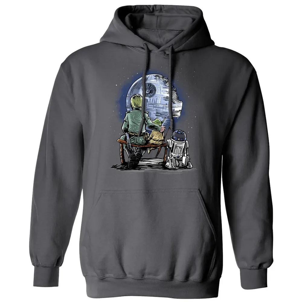 Master and Apprentice Gazing at the â€œMoonâ€ Classic Unisex Hoodie - 7
