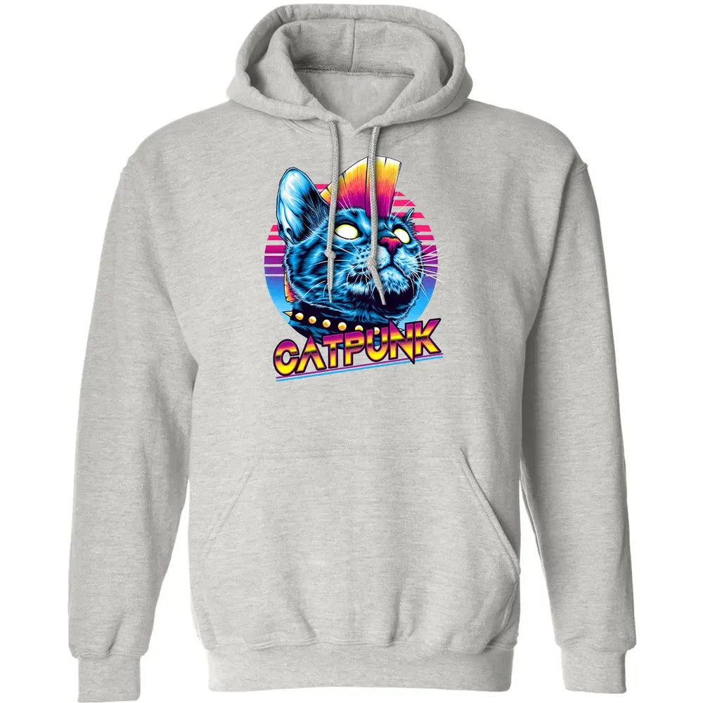 CatPunk Classic Unisex Hoodie - 8
