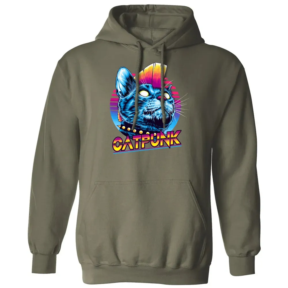 CatPunk Classic Unisex Hoodie - 4
