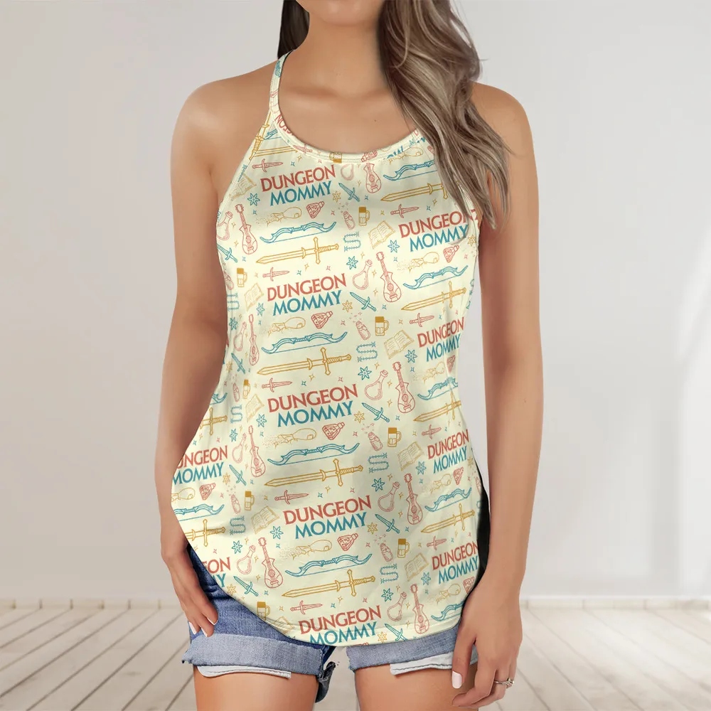Dungeon Mommy Criss Cross Tank Top - 2
