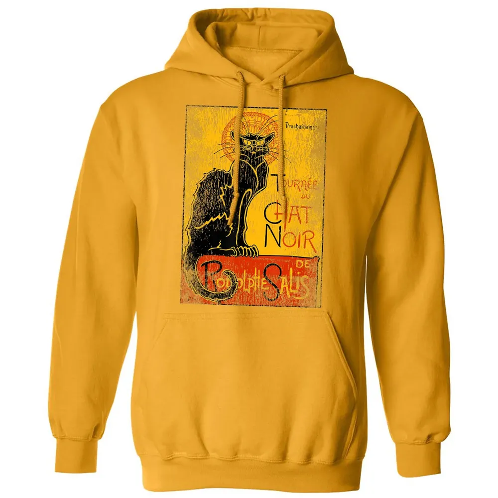 Vintage Tournee du Chat Noir Black Cat Gift For Halloween Classic Unisex Hoodie - 12