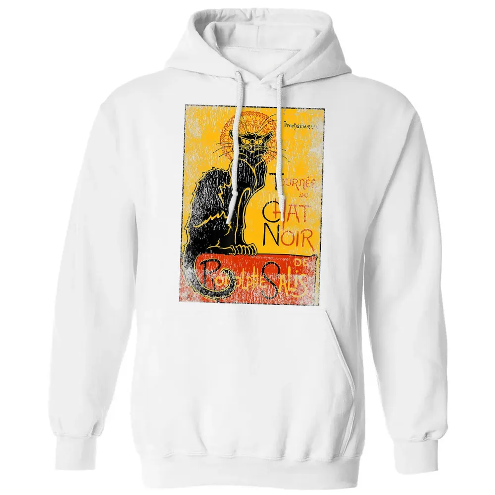 Vintage Tournee du Chat Noir Black Cat Gift For Halloween Classic Unisex Hoodie - 11