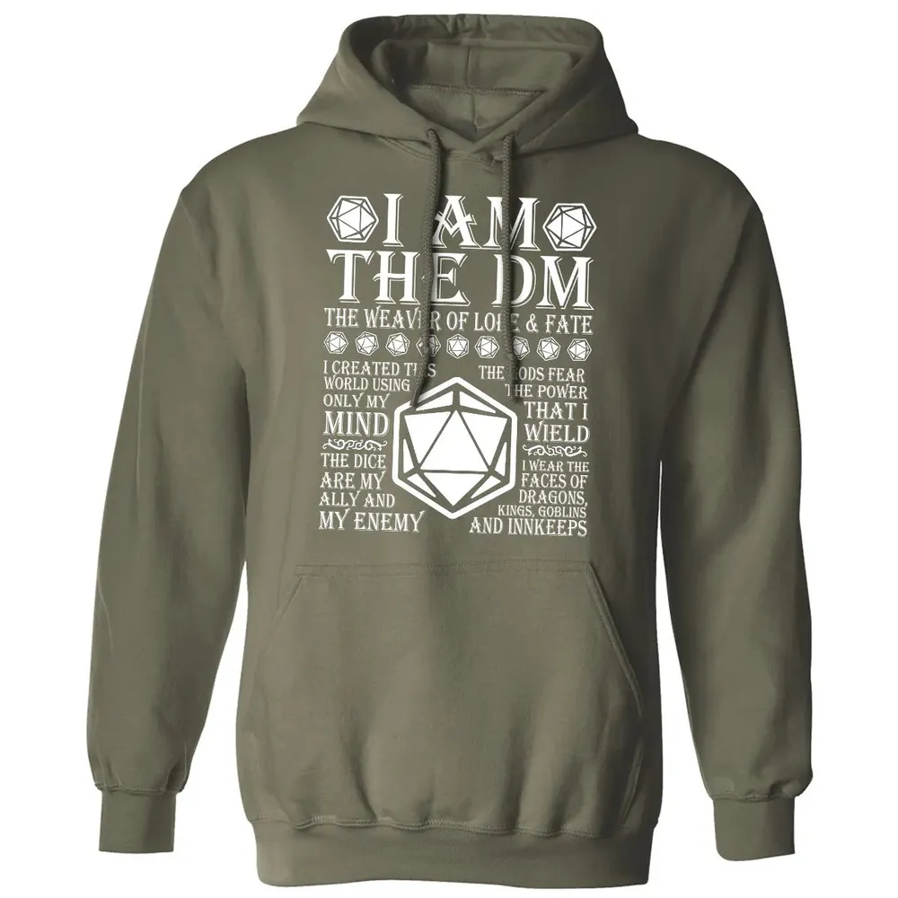I Am The DM The Weaver Of Lore And Fate Classic Unisex Hoodie - 4
