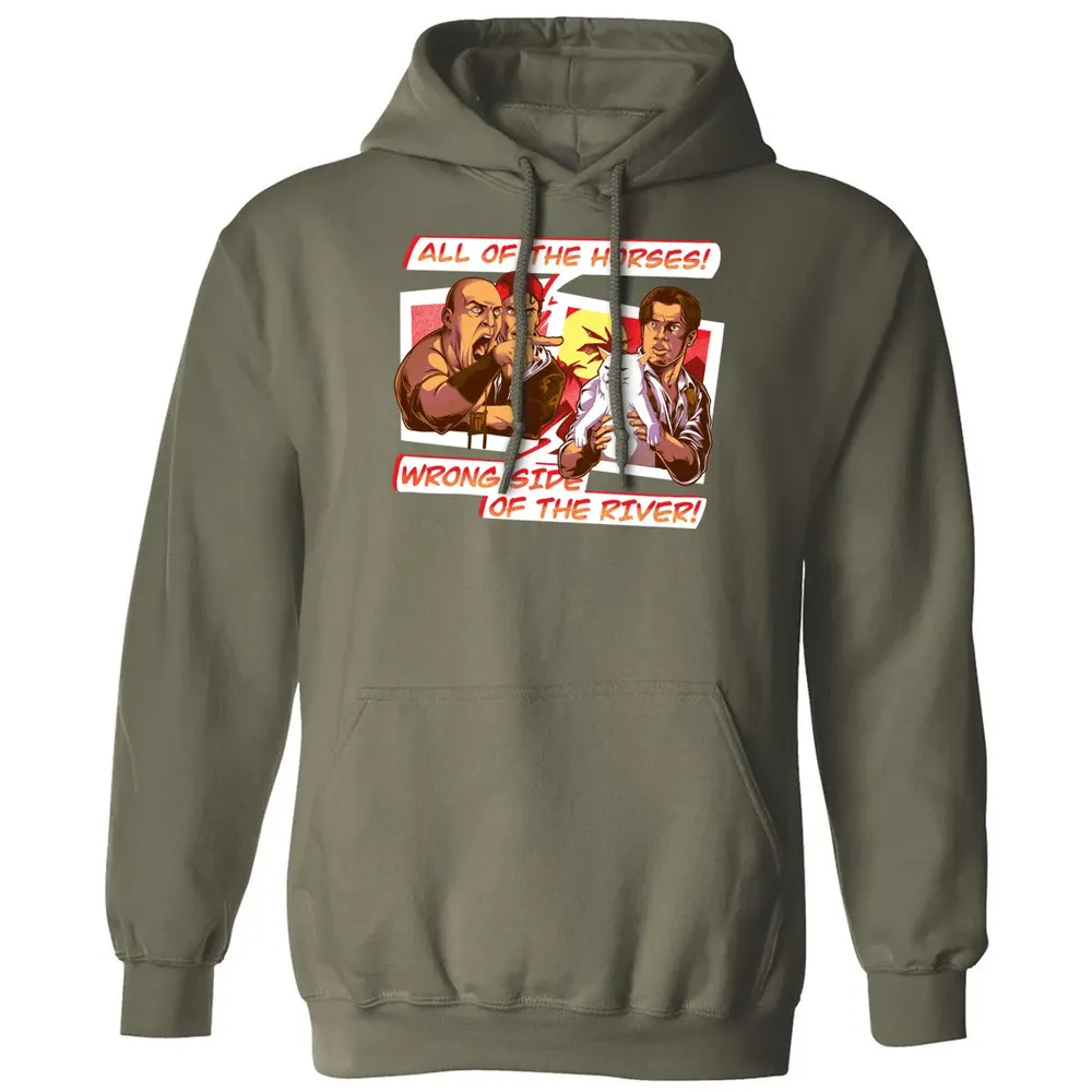 All Of The Horses! Wrong Side Of The River! Classic Unisex Hoodie - 4