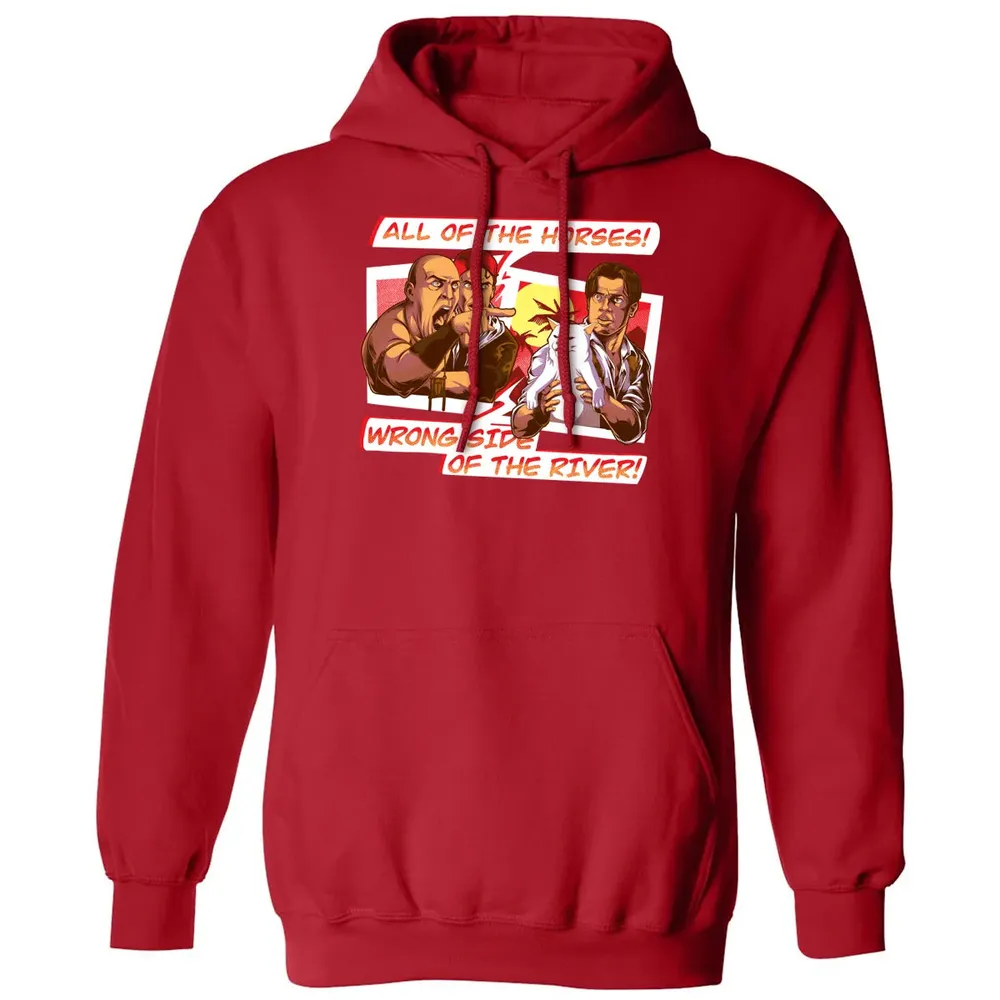 All Of The Horses! Wrong Side Of The River! Classic Unisex Hoodie - 5