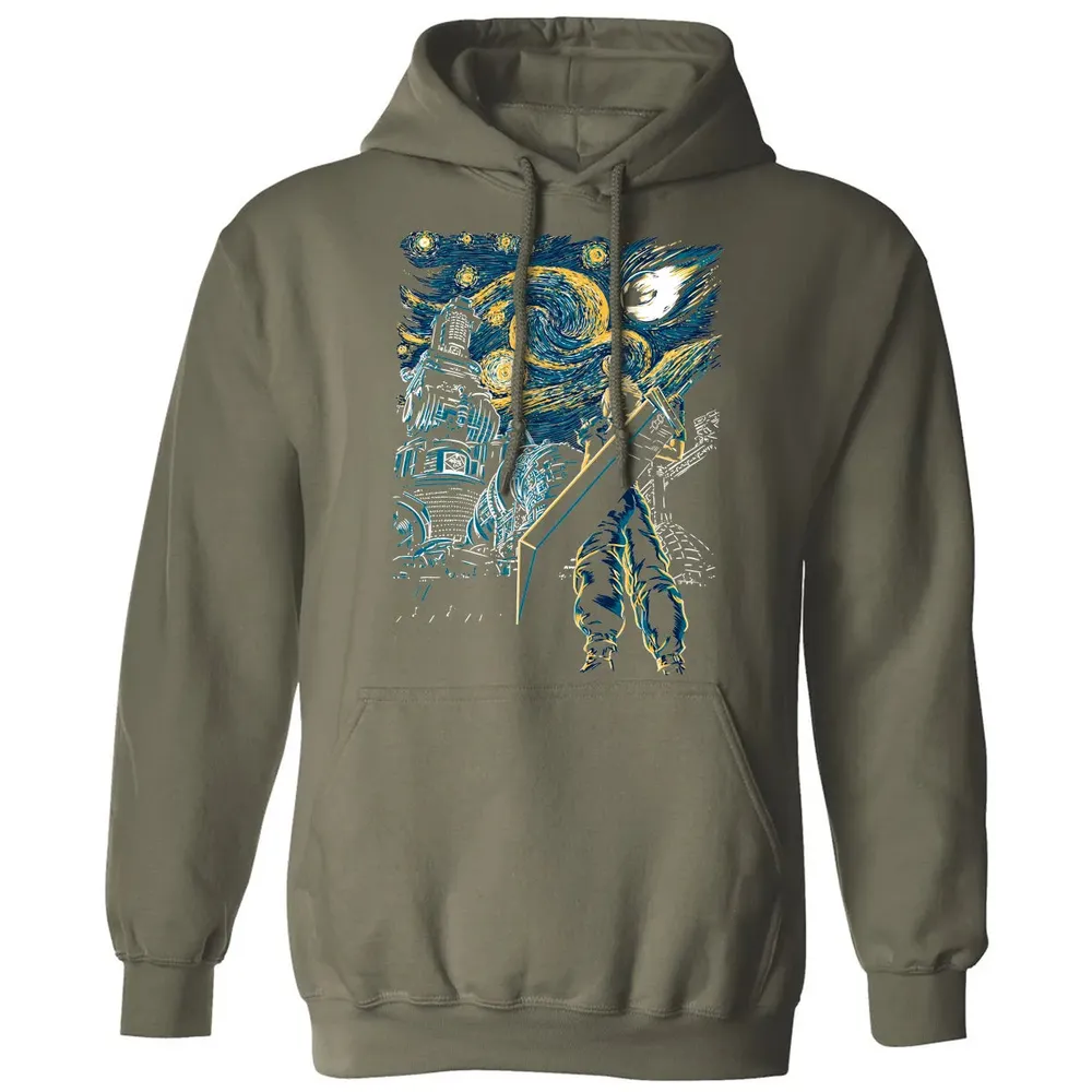 FF 7 Starry Night Classic Unisex Hoodie - 4