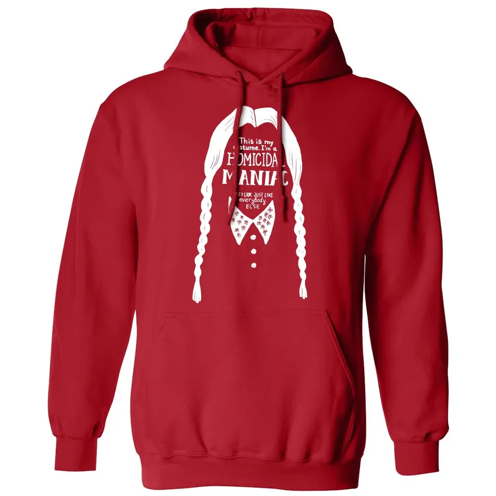 This Is My Costume I'm a Homicidal Maniac Classic Unisex Hoodie - 5
