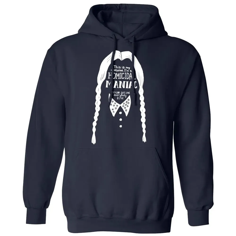 This Is My Costume I'm a Homicidal Maniac Classic Unisex Hoodie - 2