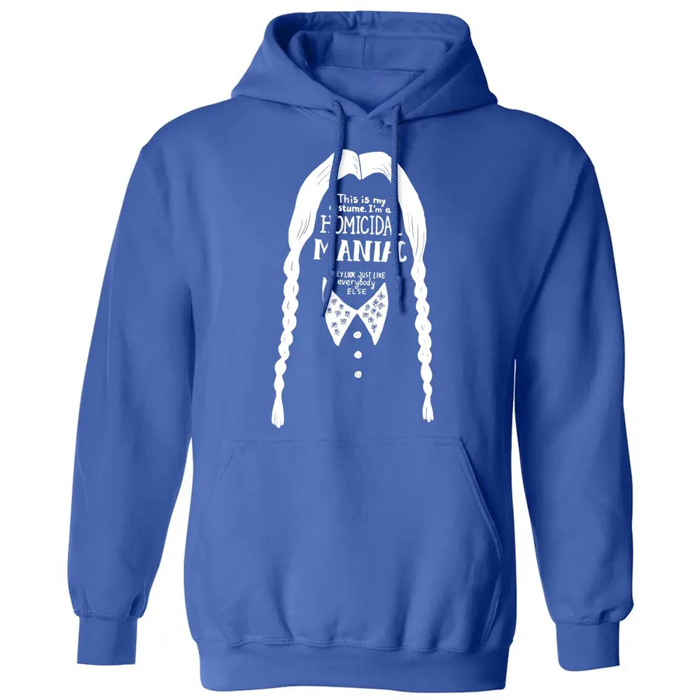 This Is My Costume I'm a Homicidal Maniac Classic Unisex Hoodie - 9