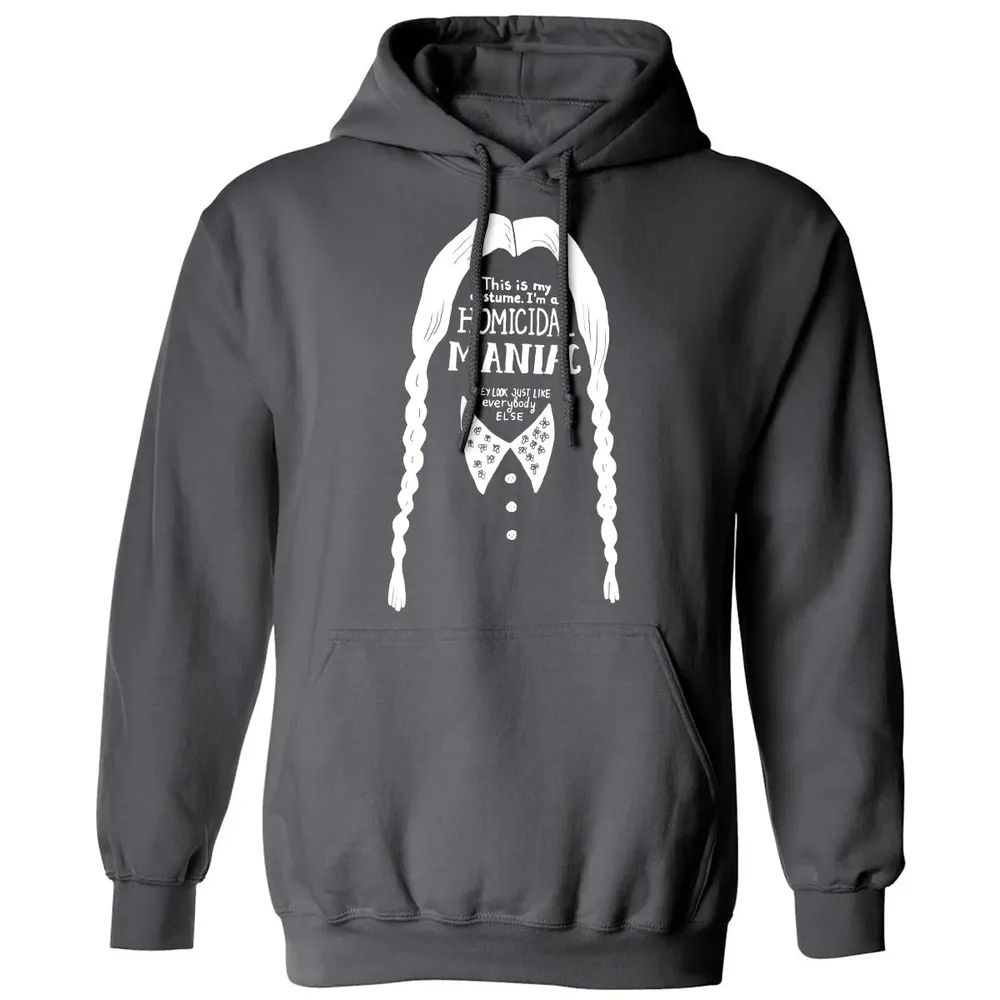 This Is My Costume I'm a Homicidal Maniac Classic Unisex Hoodie - 7