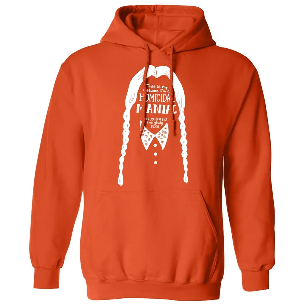 This Is My Costume I'm a Homicidal Maniac Classic Unisex Hoodie - 10