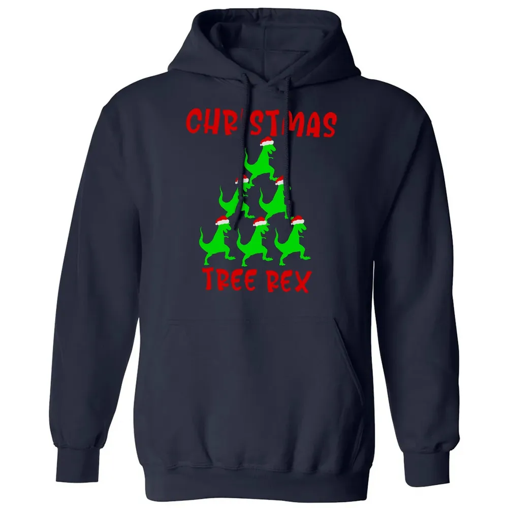 Christmas tree rex Classic Unisex Hoodie - 2