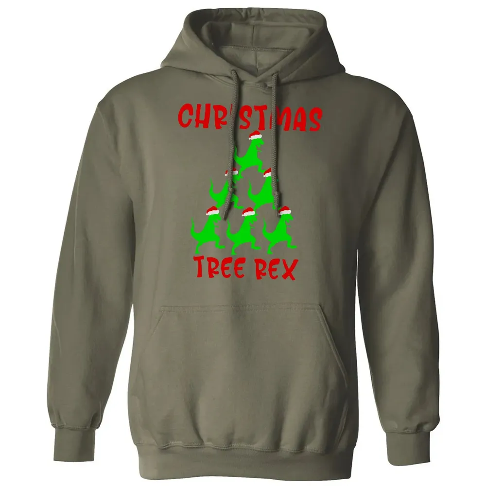 Christmas tree rex Classic Unisex Hoodie - 4