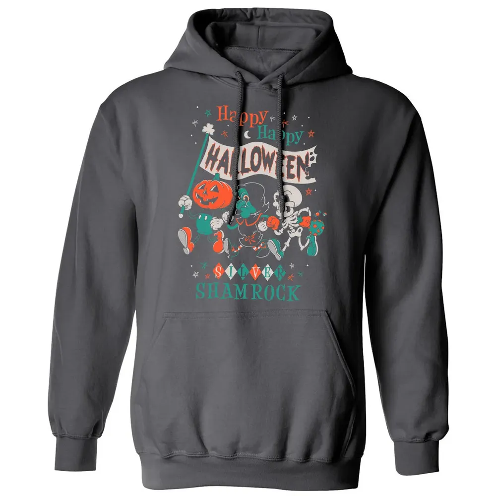 Silver Shamrock - Creepy Cute Pumpkin Classic Unisex Hoodie - 7