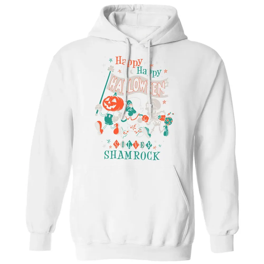 Silver Shamrock - Creepy Cute Pumpkin Classic Unisex Hoodie - 11