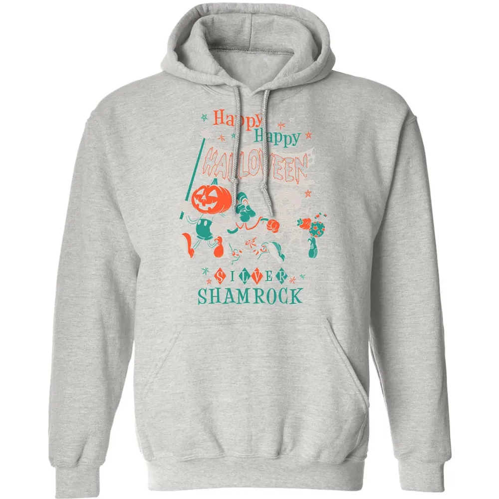 Silver Shamrock - Creepy Cute Pumpkin Classic Unisex Hoodie - 8