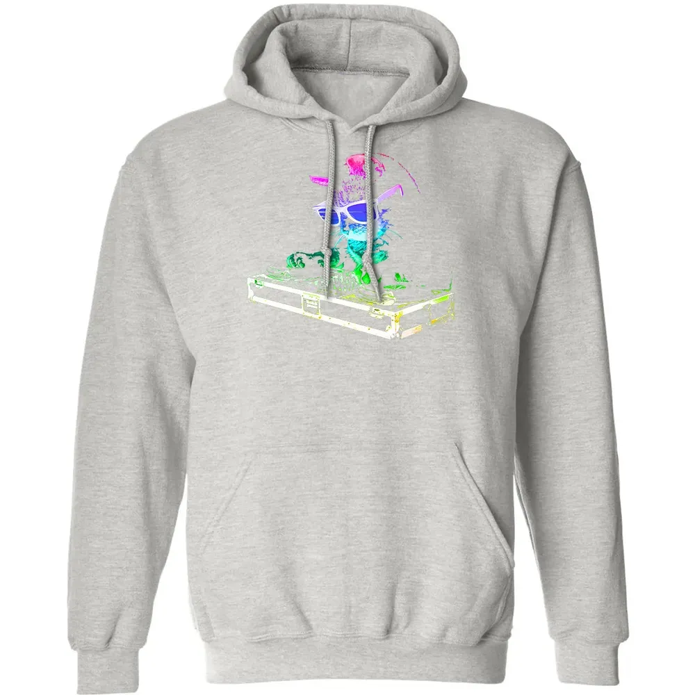 HOUSE CAT (Rainbow DJ Cat Kitty) Classic Unisex Hoodie - 8