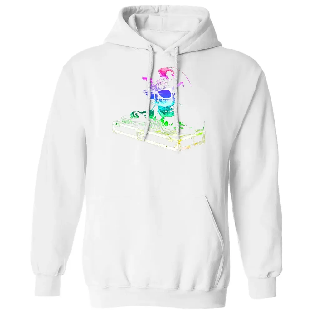 HOUSE CAT (Rainbow DJ Cat Kitty) Classic Unisex Hoodie - 11