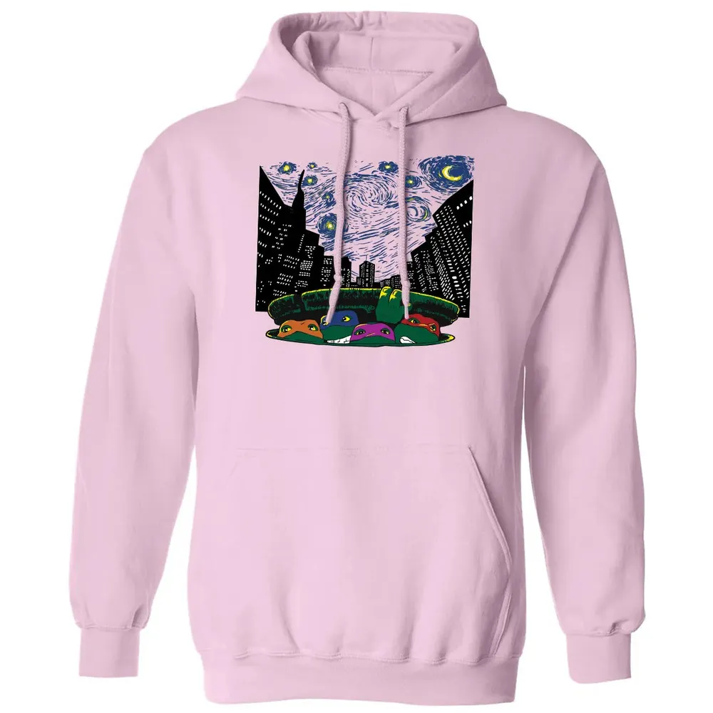 Starry City Night Classic Unisex Hoodie - 3