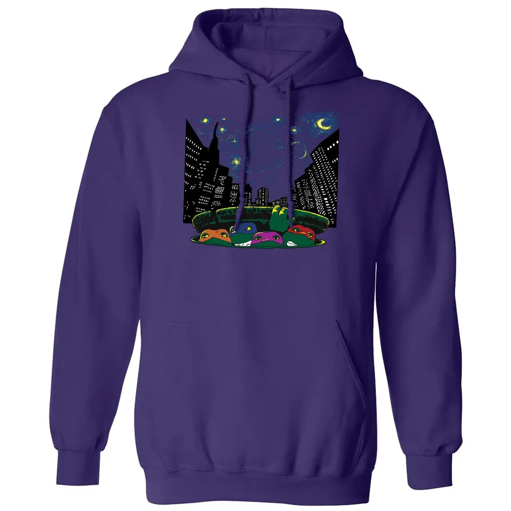 Starry City Night Classic Unisex Hoodie - 6