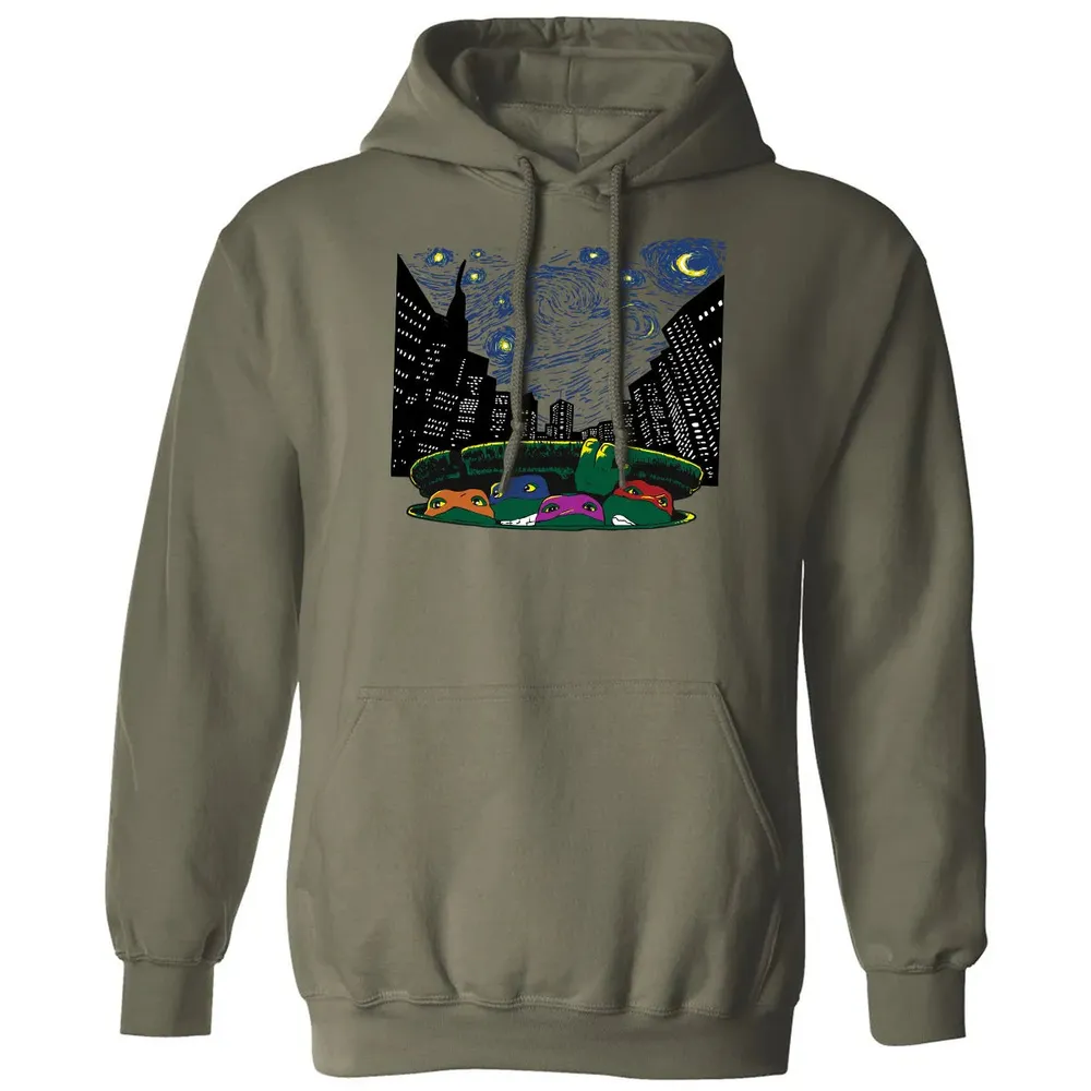 Starry City Night Classic Unisex Hoodie - 4