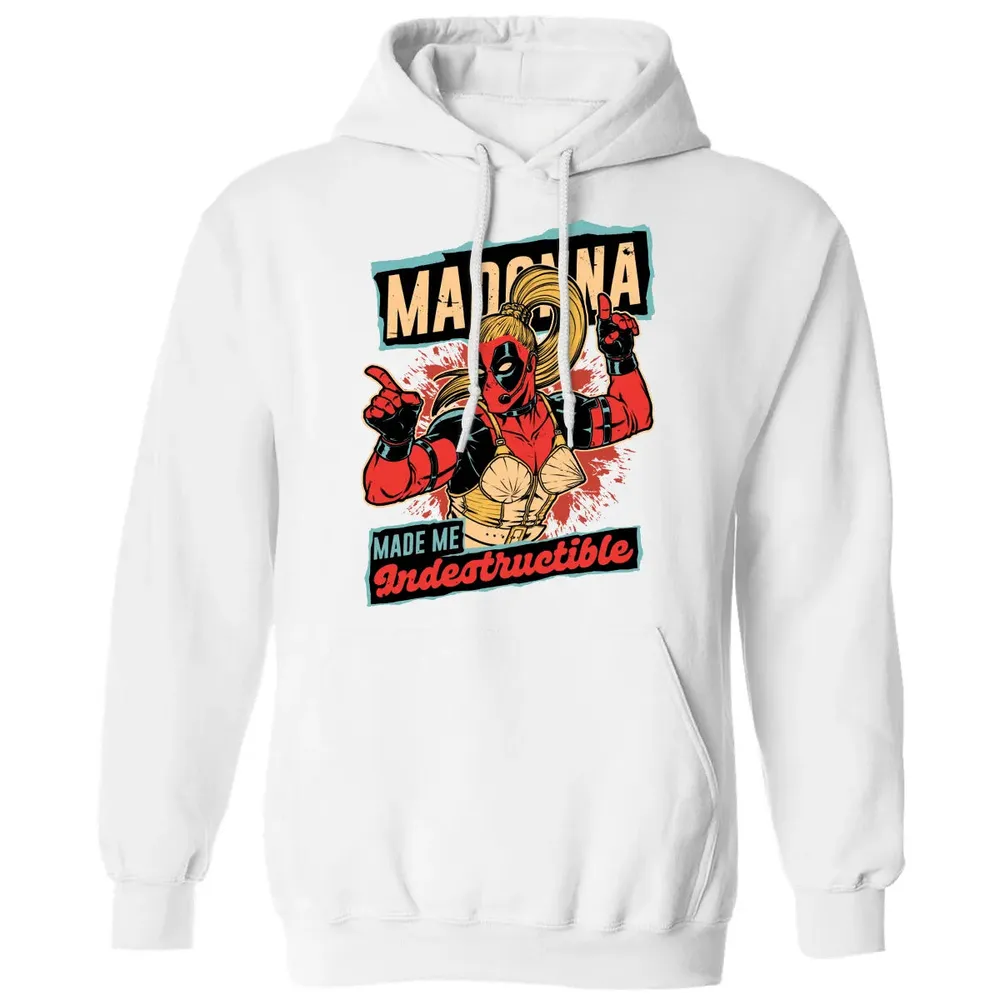 Madonna Made Me Indestructible Classic Unisex Hoodie - 11