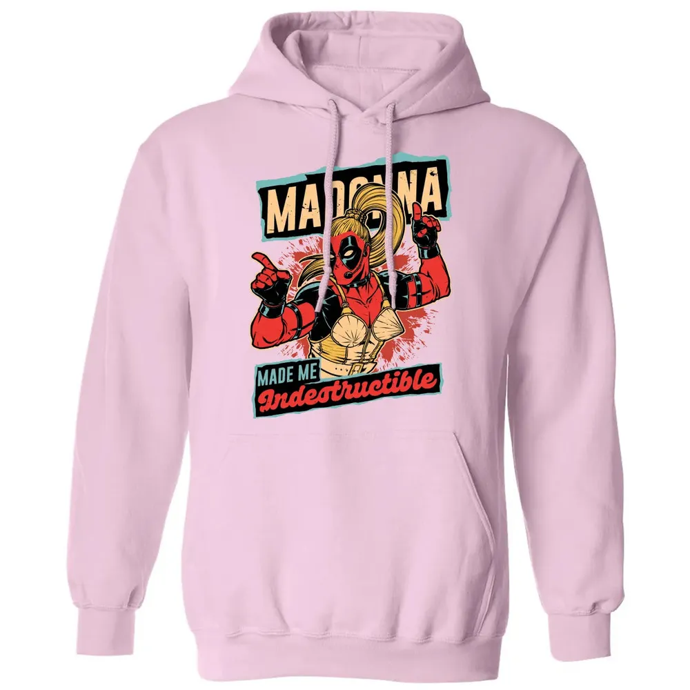 Madonna Made Me Indestructible Classic Unisex Hoodie - 3