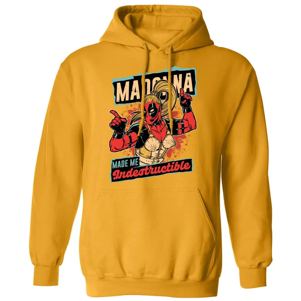 Madonna Made Me Indestructible Classic Unisex Hoodie - 12