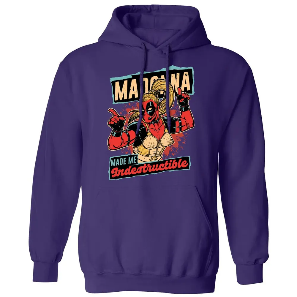 Madonna Made Me Indestructible Classic Unisex Hoodie - 6