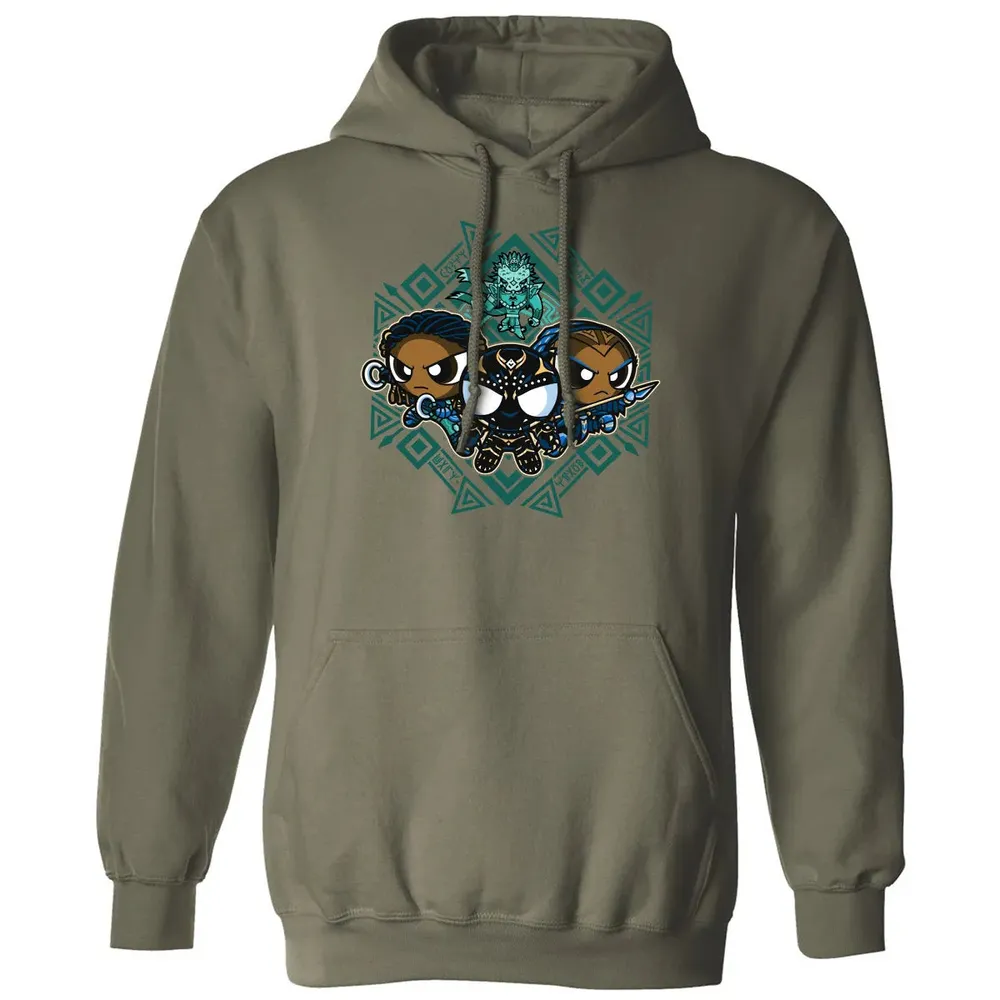Pantherpuff Girls Classic Unisex Hoodie - 4