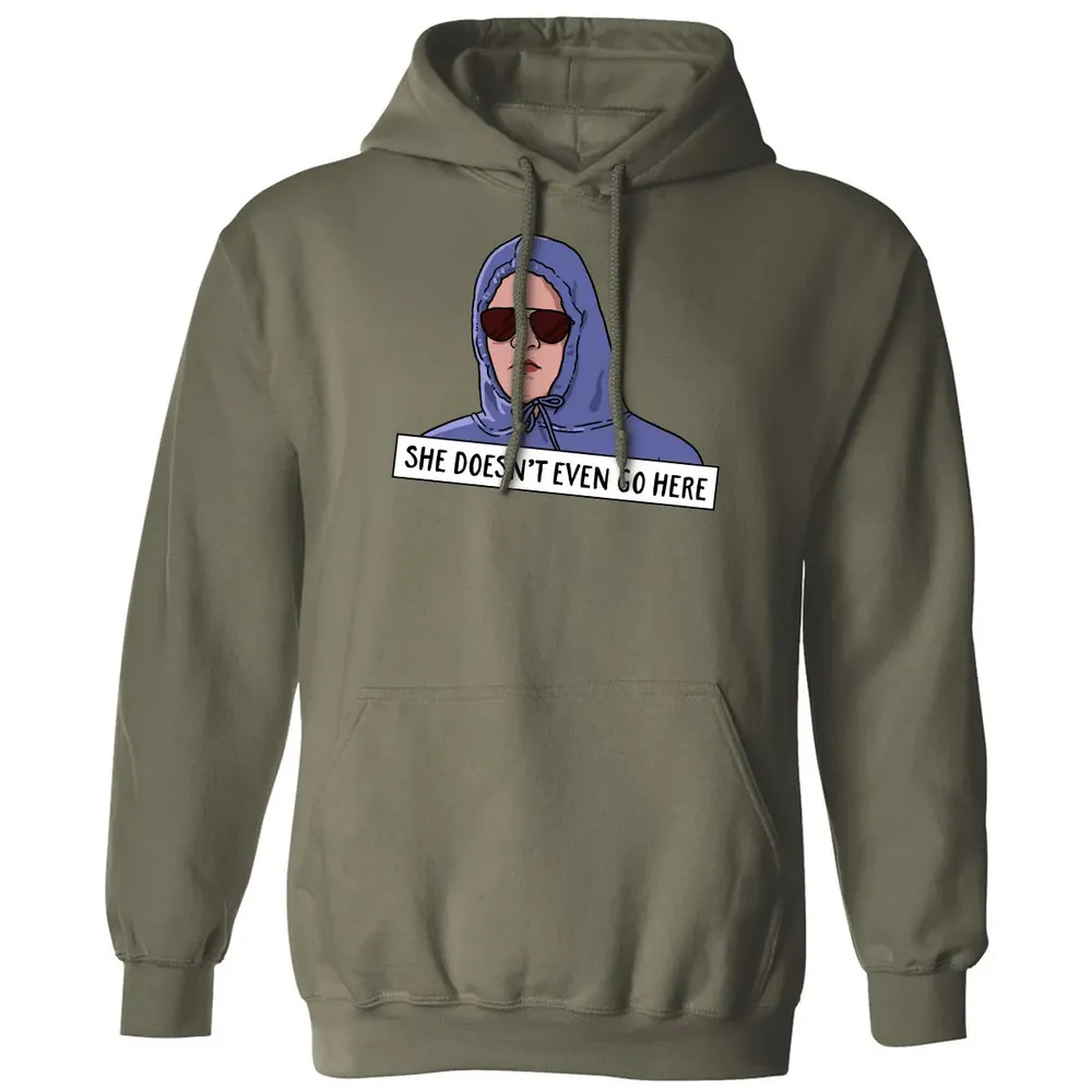 She Doesn't Even Go Here Classic Unisex Hoodie - 4