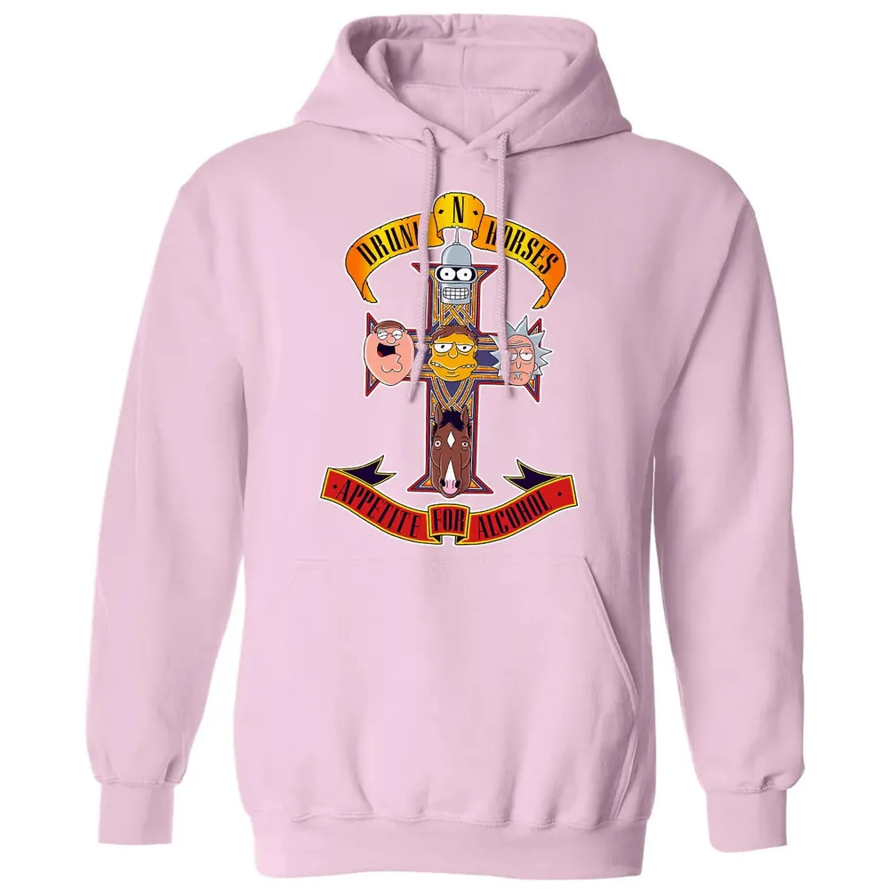 Drunk Horses Classic Unisex Hoodie - 3